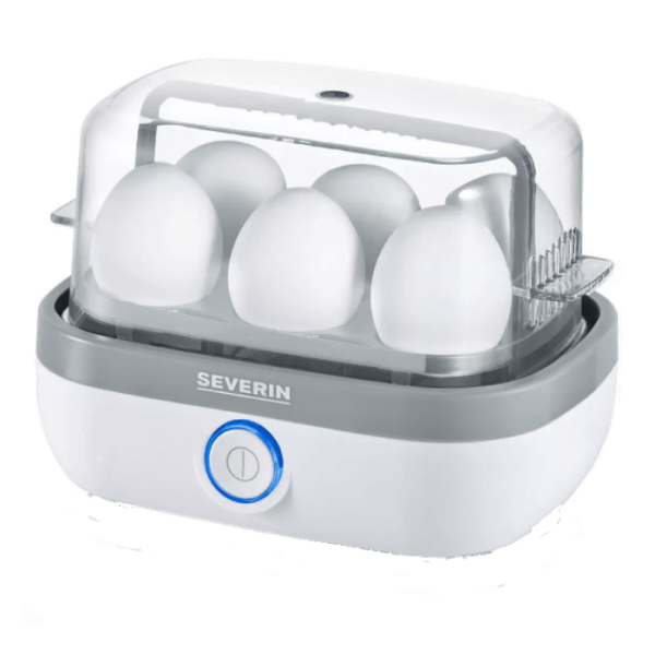 Severin EK3164 Äggkokare för 1-6 ägg. Vit med LED-belysning