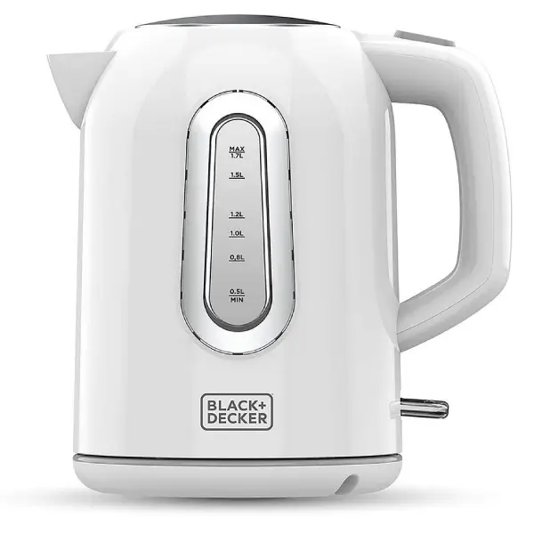 Vattenkokare Black & Decker 1,7 Liter, Vit